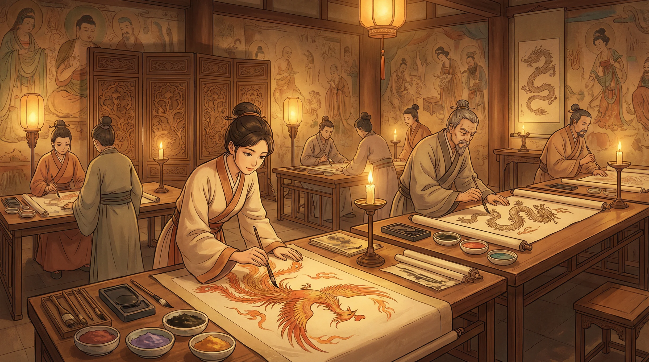 画师入驻 - 宝石海星 国风动漫画师